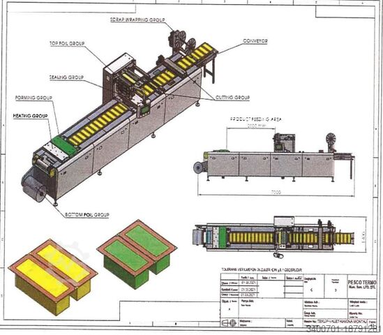Thermoforming for packing food products Pesco Termo Termoform PT-C