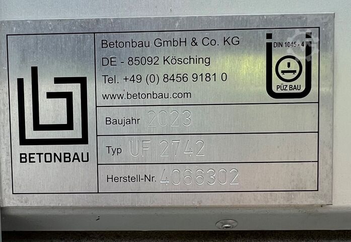 Medium voltage transformer station Betonbau - Siemens - SBG 1250kVA