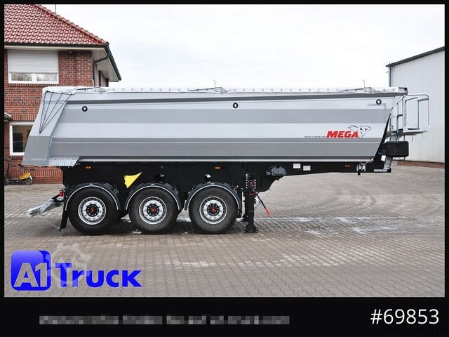 Kipper Auflieger BENALU Mega  25m³ Lift Stahl  SAF 4X4 Allrad 1350mm