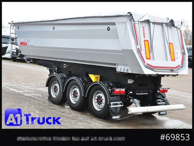 Kipper Auflieger BENALU Mega  25m³ Lift Stahl  SAF 4X4 Allrad 1350mm