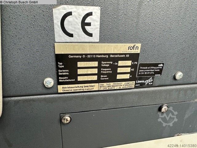 Laserschneidmaschine ROFIN DC 035