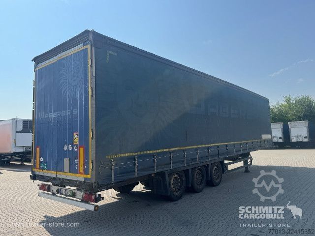 Open semitrailer with tarp Schmitz Cargobull Curtainsider Mega