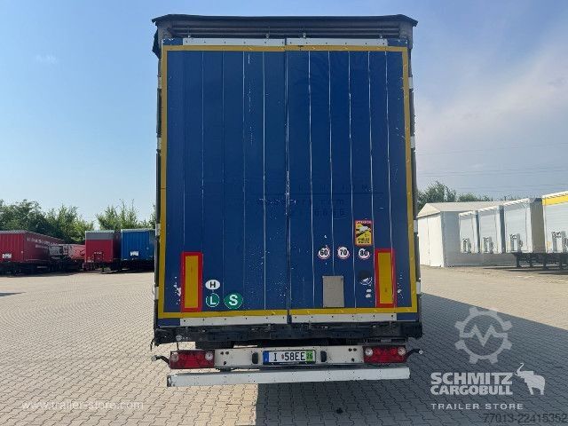 Open semitrailer with tarp Schmitz Cargobull Curtainsider Mega