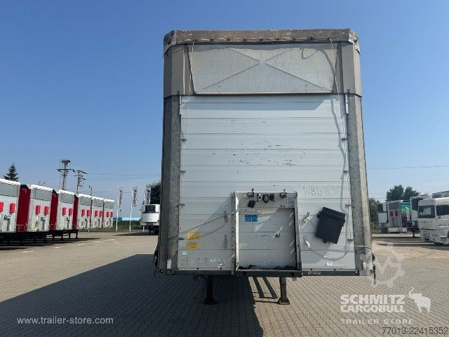 Open semitrailer with tarp Schmitz Cargobull Curtainsider Mega