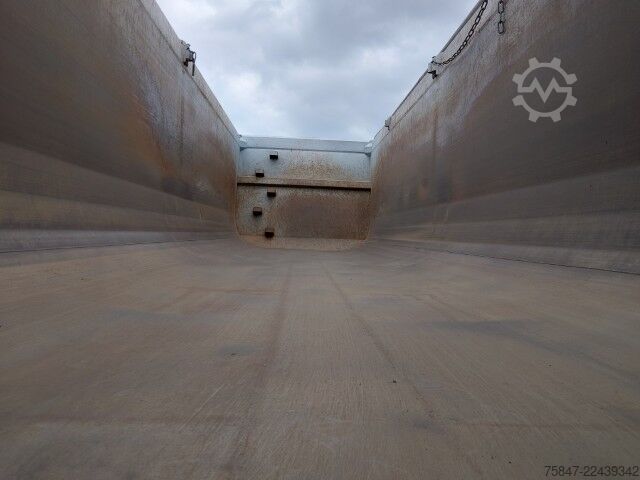 Tipper semitrailer Schmitz Cargobull SKI 24 SL 8.2 Stahl Liftachse