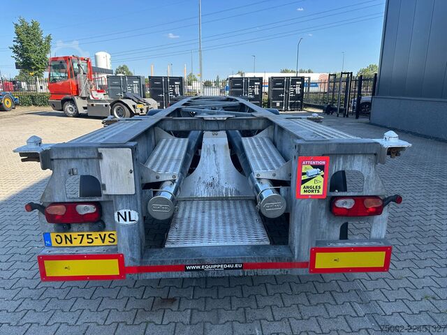 Container transportation Van Hool 3-ASSIGE OPLEGGER 20FT/30FT ADR CHASSIS / galva...