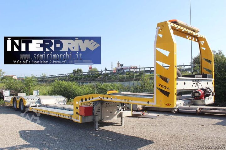 Car carrying semitrailer Vega carrellone bisarca allungabile usato