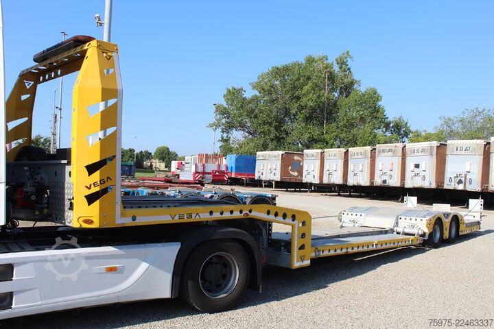 Car carrying semitrailer Vega carrellone bisarca allungabile usato
