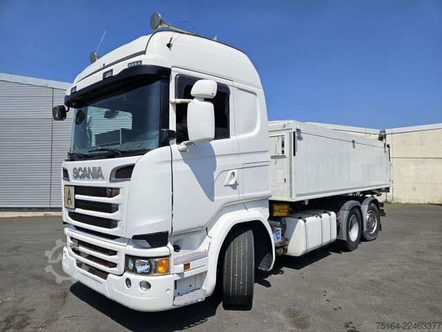 Tipper truck SCANIA R 520 6x2 Nachlauflenkachse