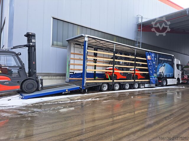 Auflieger mit Pritsche & Plane FLIEGL SVS 550 Spezial
