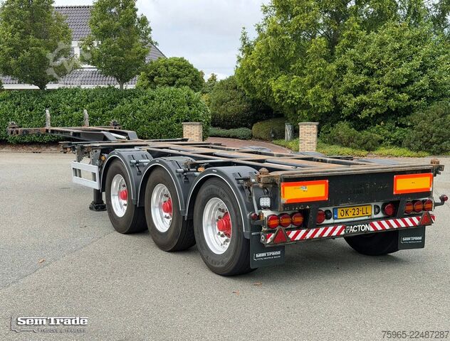 Auflieger-Wechselfahrgestell PACTON T3-010 MIDDLE + BACK SLIDER 20-30-40-45 FT. DRUM