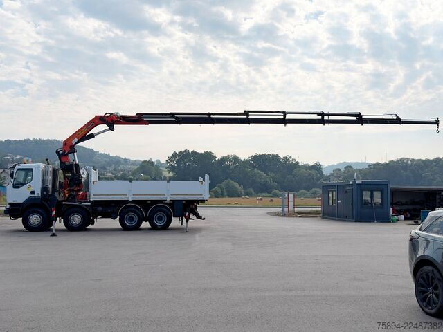 Autokran RENAULT KERAX 420 DCI *KIPPER 5,35m + PK 44 002/FUNK*8x4