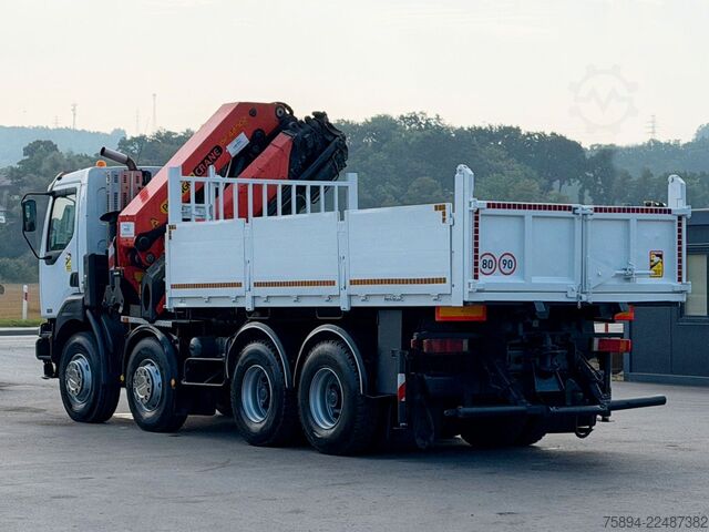 Autokran RENAULT KERAX 420 DCI *KIPPER 5,35m + PK 44 002/FUNK*8x4