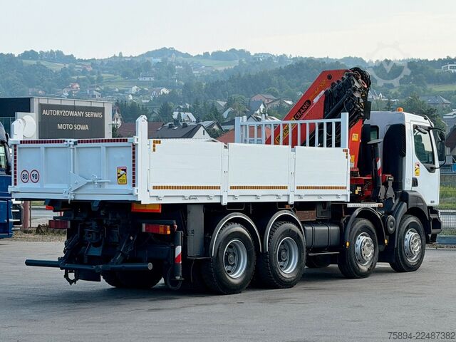 Autokran RENAULT KERAX 420 DCI *KIPPER 5,35m + PK 44 002/FUNK*8x4