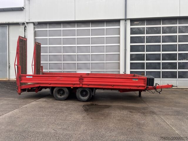 Low loader trailer Blomenroehr 682/13800  13,8 t Tandemtieflader