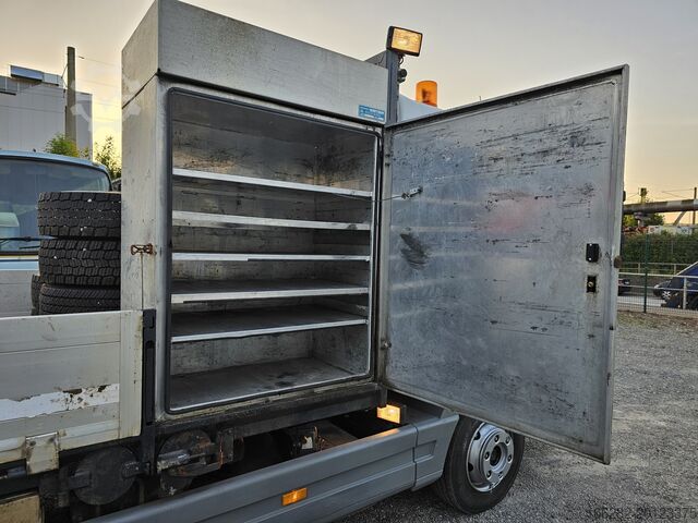 Platform truck Mercedes-Benz 817/42AT7 Palfinger PK 5000 B Werkstatt