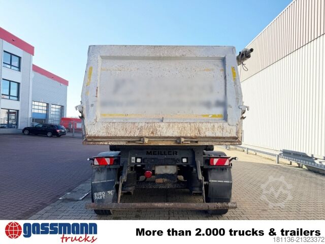 Tipper semitrailer Meiller MHPS 44/3, Liftachse, Stahlmulde ca. 25m³