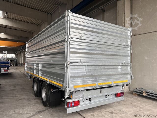 Tipper trailer Möslein TTD 19 AB  19 t Tandemkipper Tieflader, Breitbereifung 2 x Aufsatzbordwänden-- Neufahrzeug --