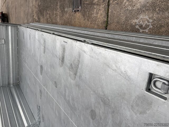 Tipper trailer Möslein TTD 19 AB  19 t Tandemkipper Tieflader, Breitbereifung 2 x Aufsatzbordwänden-- Neufahrzeug --