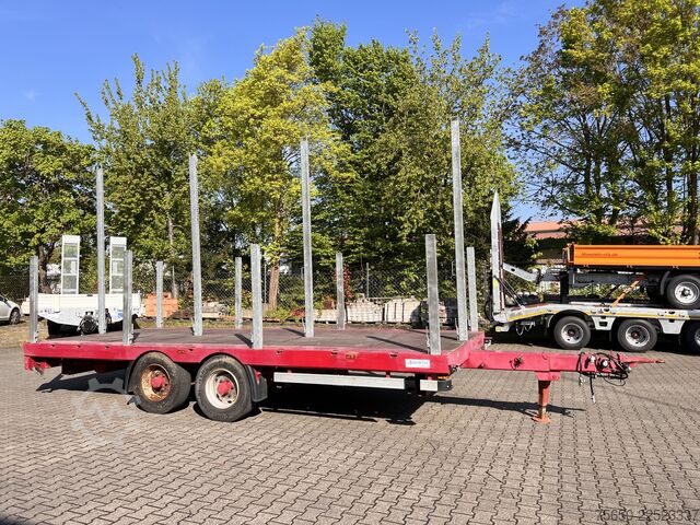 Open trailer Auwärter X-LTL110  Tandempritsche, ausziehbar