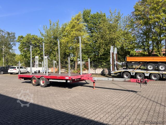 Open trailer Auwärter X-LTL110  Tandempritsche, ausziehbar
