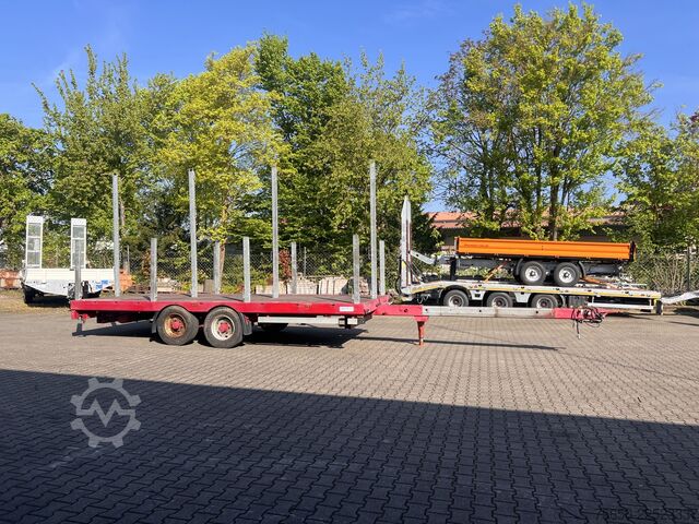 Open trailer Auwärter X-LTL110  Tandempritsche, ausziehbar