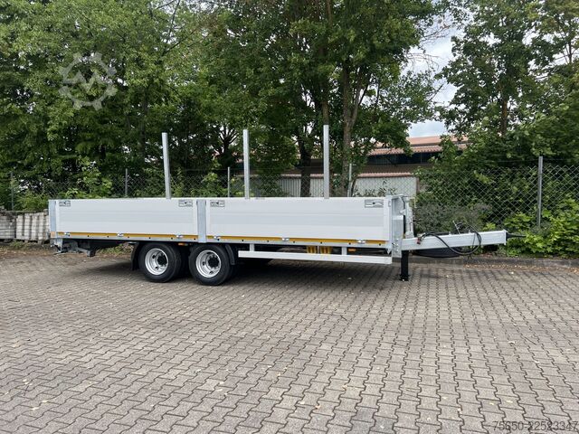 Open trailer Möslein THT 14,4 G 7,20 L  14,4 t Tandem- Pritschenanhänger- Tieflader