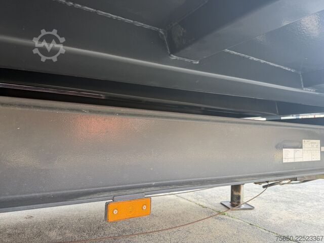 Three-way tipper trailer  TK  Tandemkipper- Tieflader, Gitteraufsatz, Wenig Benutzt