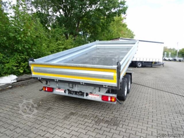 Tipper trailer Möslein TTD 13 Verzinkt  13 t Tandem 3- Seitenkipper Tieflader-- Neufahrzeug --