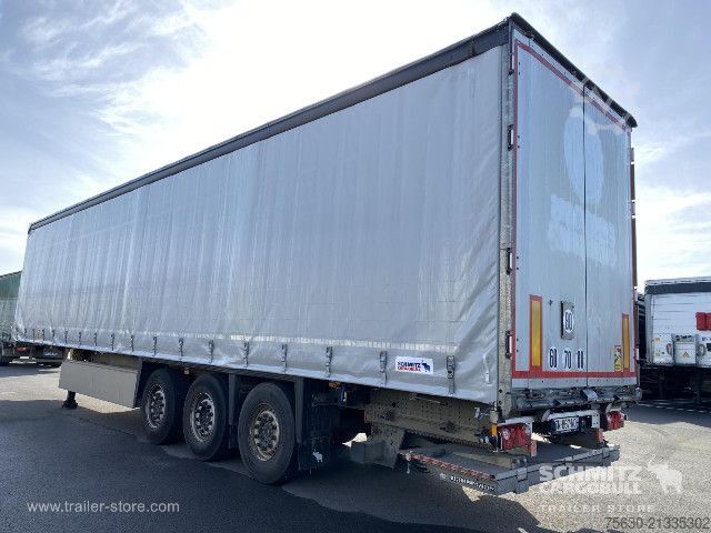 Open semitrailer with tarp Schmitz Cargobull Semitrailer Curtainsider Standard Hayon