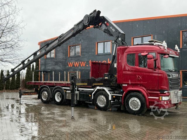 Truck mounted crane SCANIA R580 LB 8x2*6 HNB SZM mit Kran HIAB XS 422