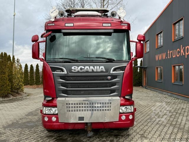 Truck mounted crane SCANIA R580 LB 8x2*6 HNB SZM mit Kran HIAB XS 422