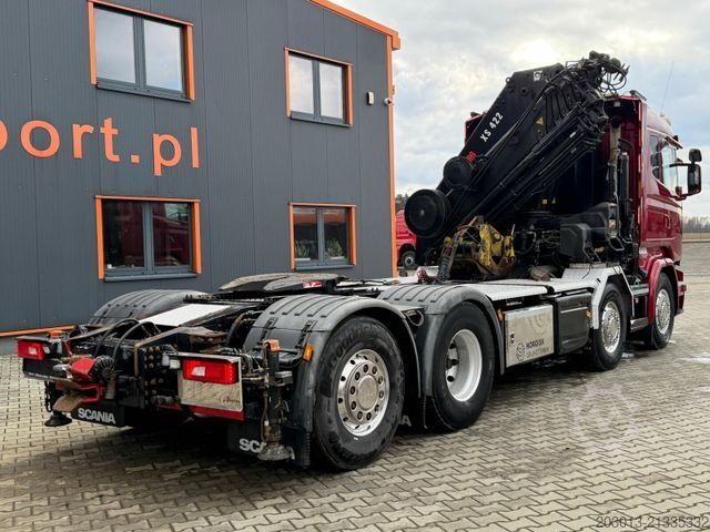 Truck mounted crane SCANIA R580 LB 8x2*6 HNB SZM mit Kran HIAB XS 422