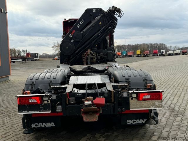 Truck mounted crane SCANIA R580 LB 8x2*6 HNB SZM mit Kran HIAB XS 422