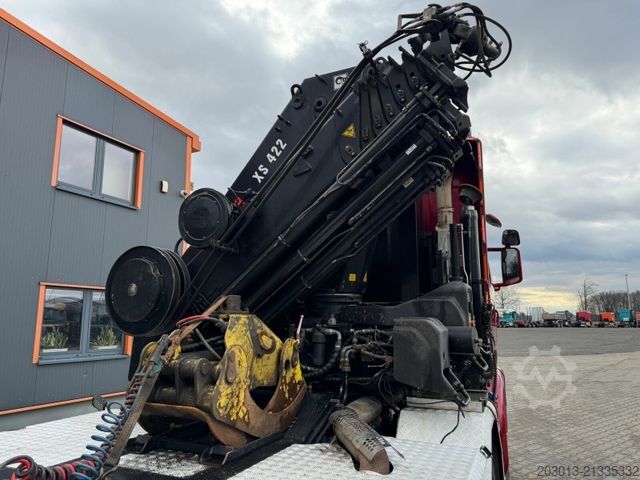 Truck mounted crane SCANIA R580 LB 8x2*6 HNB SZM mit Kran HIAB XS 422