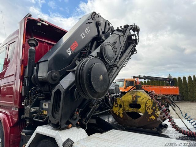 Truck mounted crane SCANIA R580 LB 8x2*6 HNB SZM mit Kran HIAB XS 422