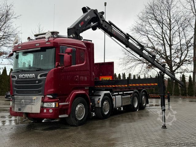 Truck mounted crane SCANIA R580 LB 8x2*6 HNB SZM mit Kran HIAB XS 422