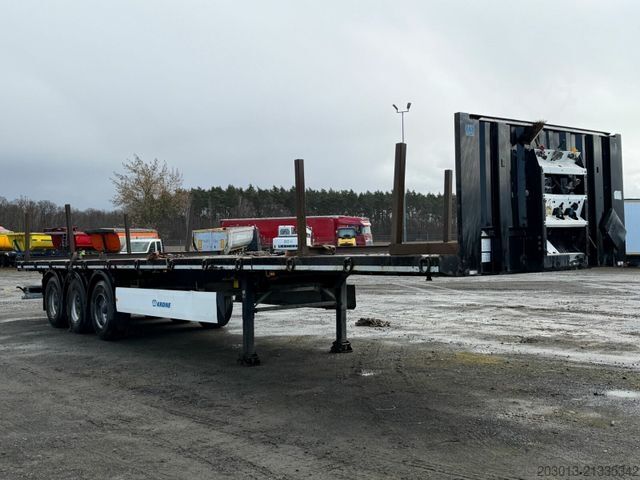 Swap body semitrailer KRONE SD 3 Achse Pritsche