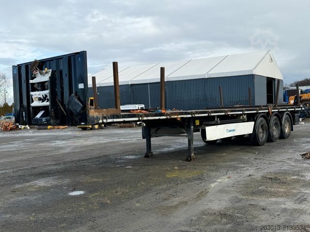 Swap body semitrailer KRONE SD 3 Achse Pritsche