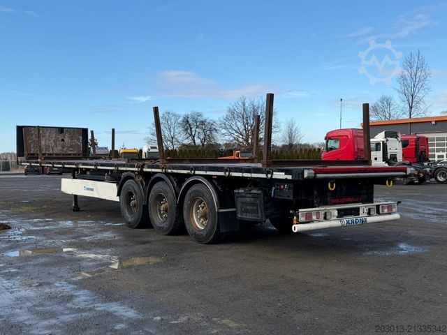Swap body semitrailer KRONE SD 3 Achse Pritsche