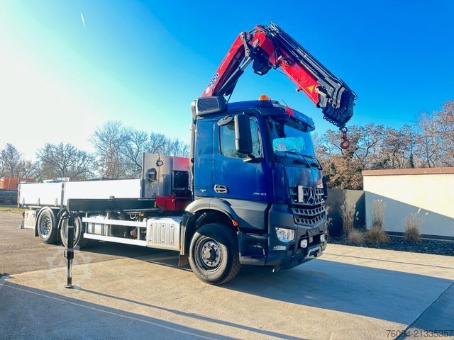 Truck mounted crane MERCEDES-BENZ Arocs 2548 6x4 ALLRAD KRAN 21m SEILWINDE