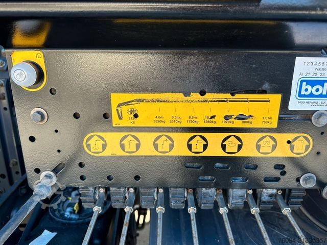 Truck mounted crane MERCEDES-BENZ Arocs 2548 6x4 ALLRAD KRAN 21m SEILWINDE