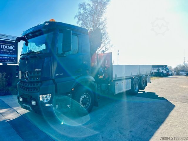 Flatbed truck MERCEDES-BENZ Arocs 2548 6x4 ALLRAD KRAN 21m SEILWINDE