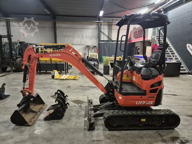 Mini excavator kubota U17-3α