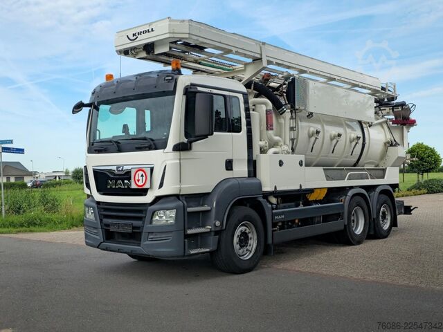 Vacuum truck MAN TGS 28/470 KROLLCOMBI K14.0/28P!! SLECHTS 39dkm...