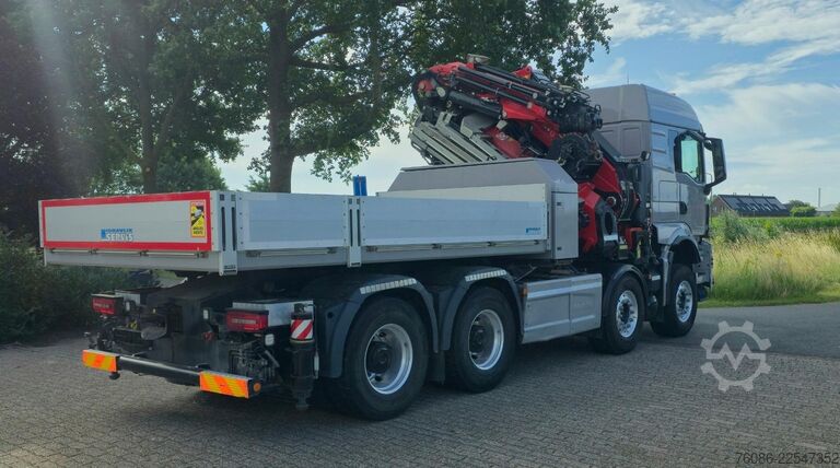 Standard tractor MAN TGS 37/510 8x4 FASSI 115tm KRAAN/ FYJIB/LIER/ T...