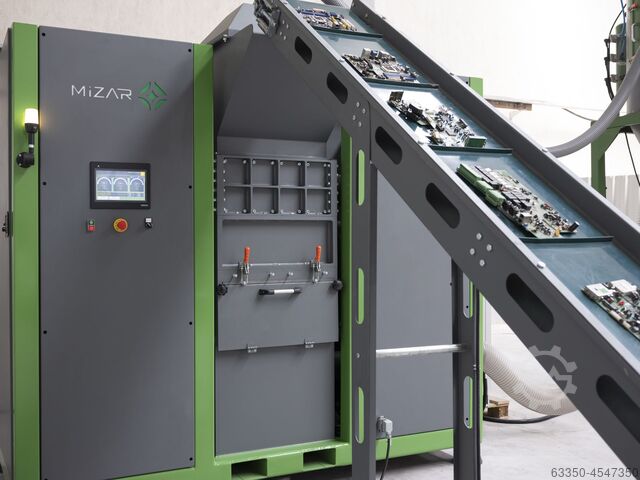 PCB Recycling/Electronic Card Recycling Mizar Makina Ltd Sti Multi Destroyer