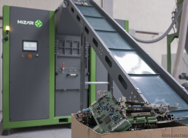 PCB Recycling/Electronic Card Recycling Mizar Makina Ltd Sti Multi Destroyer