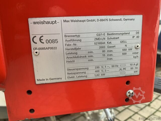 Steam boiler Viessmann Vitomax 585kg/h Viessmann Vitomax 200 (585kg/h) M237011