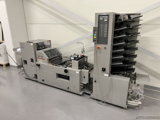 Broschürenfertigungslinie Horizon MC-80a + SPF-10II + FC-10II Booklet Making Line